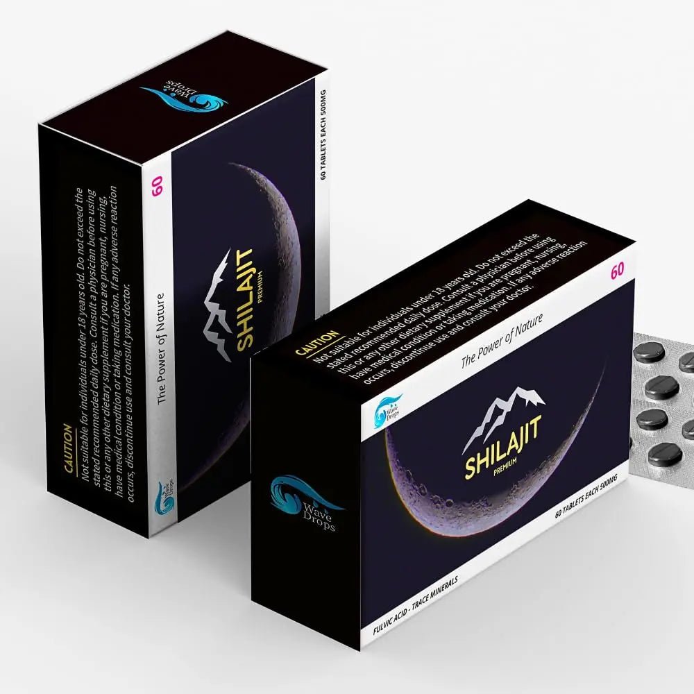 Natural Shilajit resin tablets with 85+ trace minerals and fulvic acid for energy and immune support – Elite Nutrition