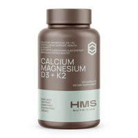 HMS Calcium Magnesium Vitamins D3 K2 Vegan Capsules | 60-Day Supply